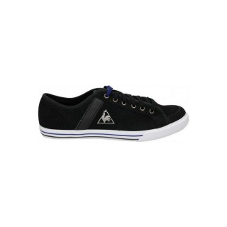 Rabais Le Coq Sportif Saint Malo Suede Noir - Chaussures Baskets Basses